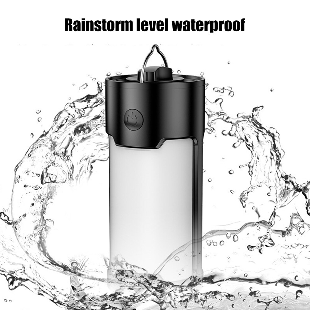 Cheap Goat Tents Portable Camping Lantern USB Type C Recharge IPX4 Waterproof Emergency Light Flashlight Bulb Tent Lamp for Outdoor Power Bank   